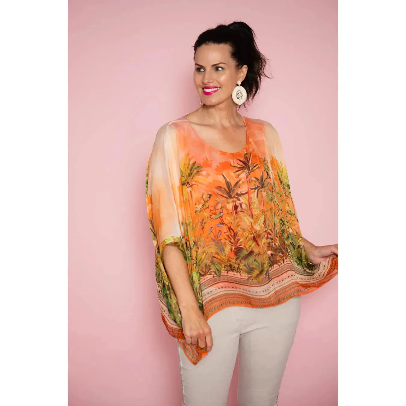 Toucan Silk Top