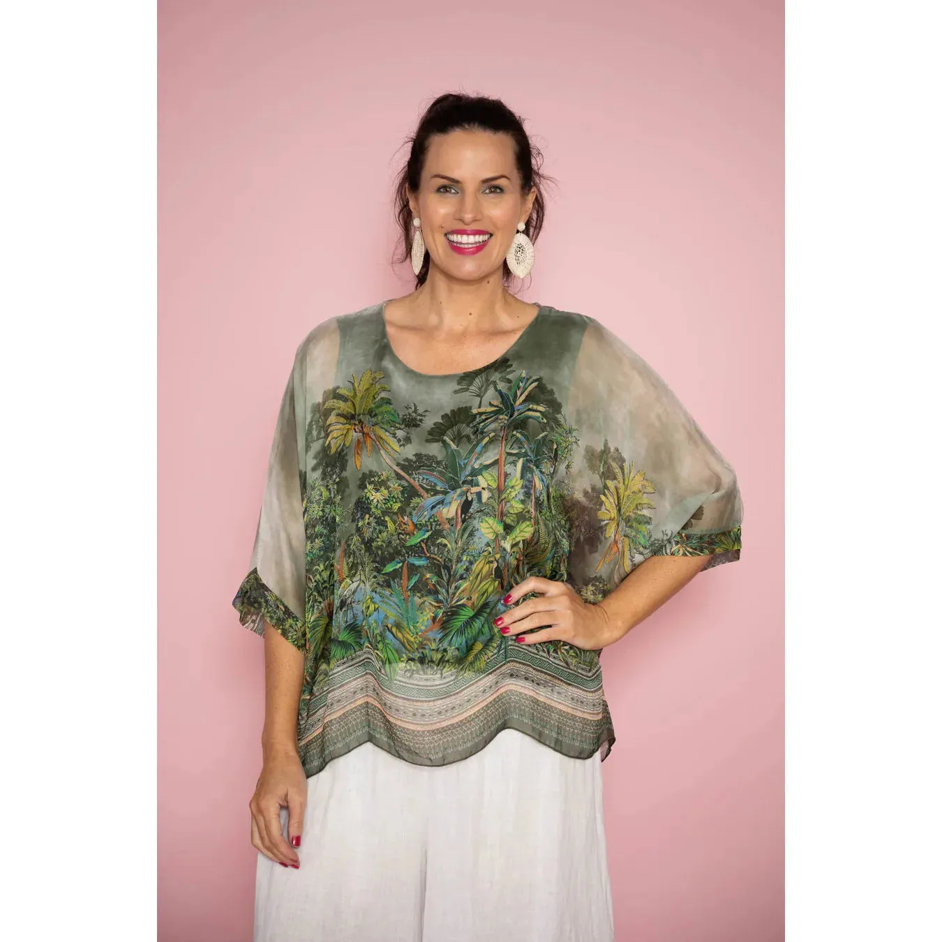 Toucan Silk Top