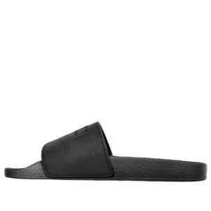 (WMNS) Gucci Logo Rubber Slide 'Black' 525140-JCZ00-1031